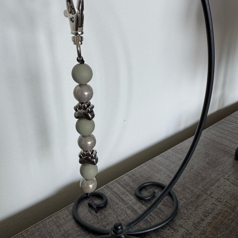 Boho Dog Paw Keychain - NWOT